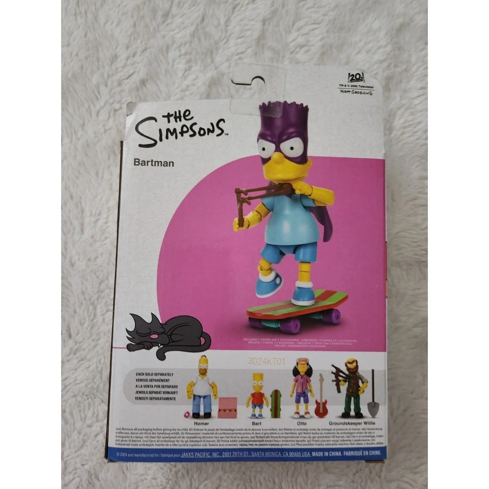 The Simpsons Bartman Action Figure Jakks Pacific NEW in Box Collectible Toys 6